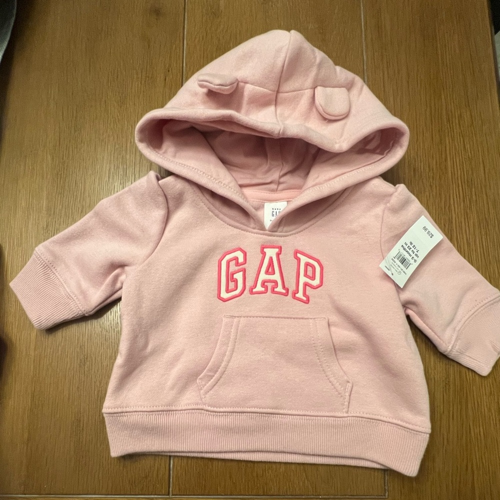 Pink Infant girls hoodie.